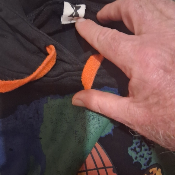 EUC HSJP Brand Sz. 1X Black 1/2-3/4 Length Sleeves Hoodie - Picture 2 of 10